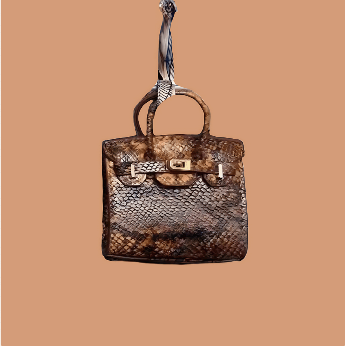 BURKIN SNAKESKIN INSPIRED BAG CHARMS - Lozeli