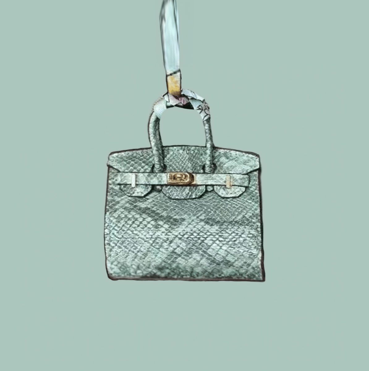 BURKIN SNAKESKIN INSPIRED BAG CHARMS - Lozeli